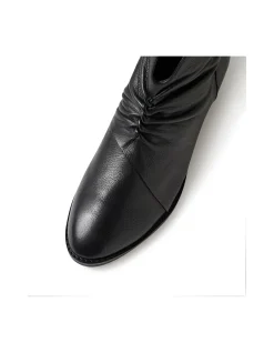 TULIES DJ BLACK BLACK HEEL LEATHER