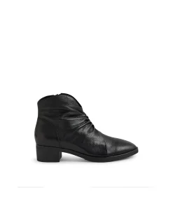 TULIES DJ BLACK BLACK HEEL LEATHER