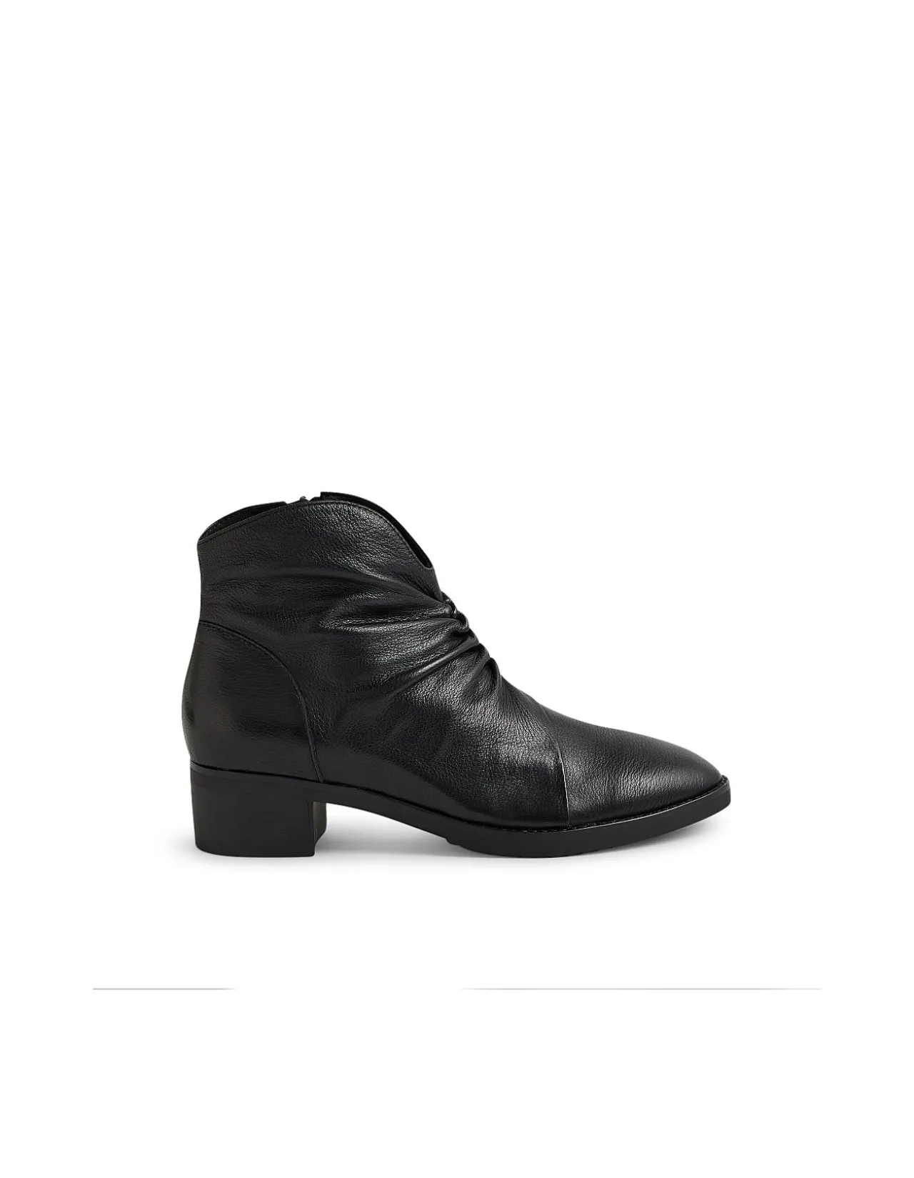 TULIES DJ BLACK BLACK HEEL LEATHER