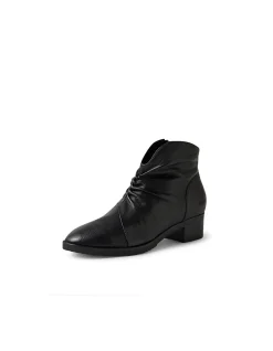 TULIES DJ BLACK BLACK HEEL LEATHER