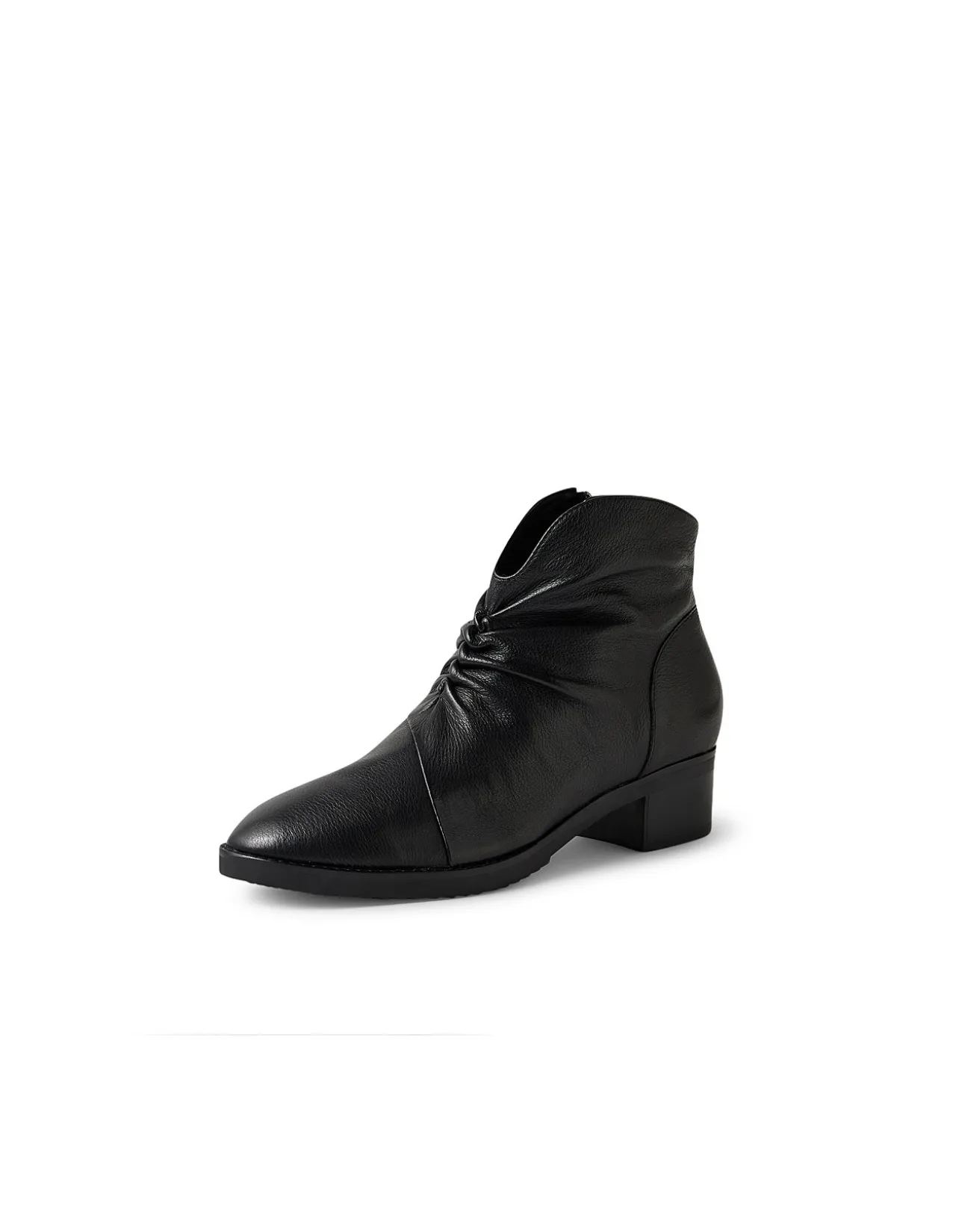 TULIES DJ BLACK BLACK HEEL LEATHER