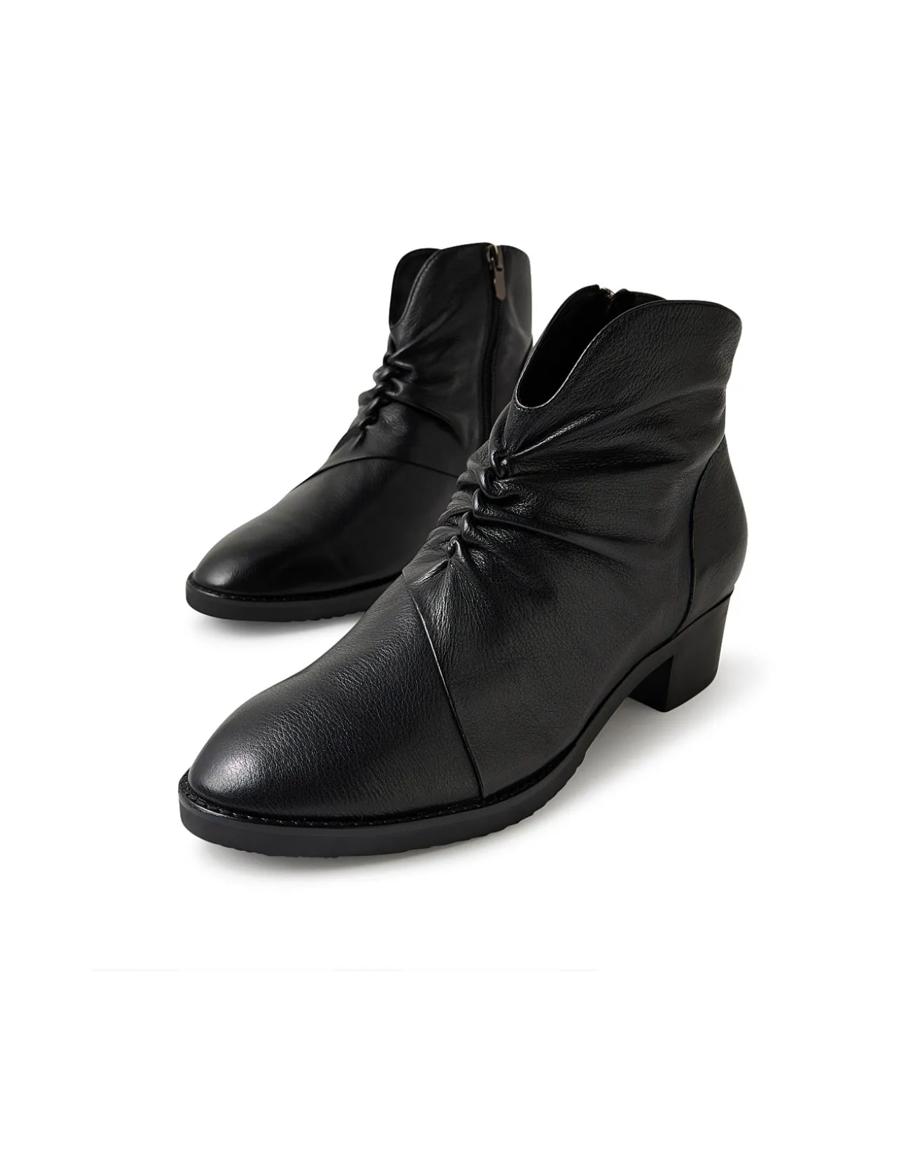 TULIES DJ BLACK BLACK HEEL LEATHER