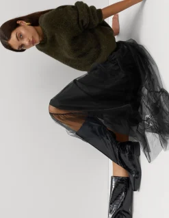 Tulle Maxi Skirt