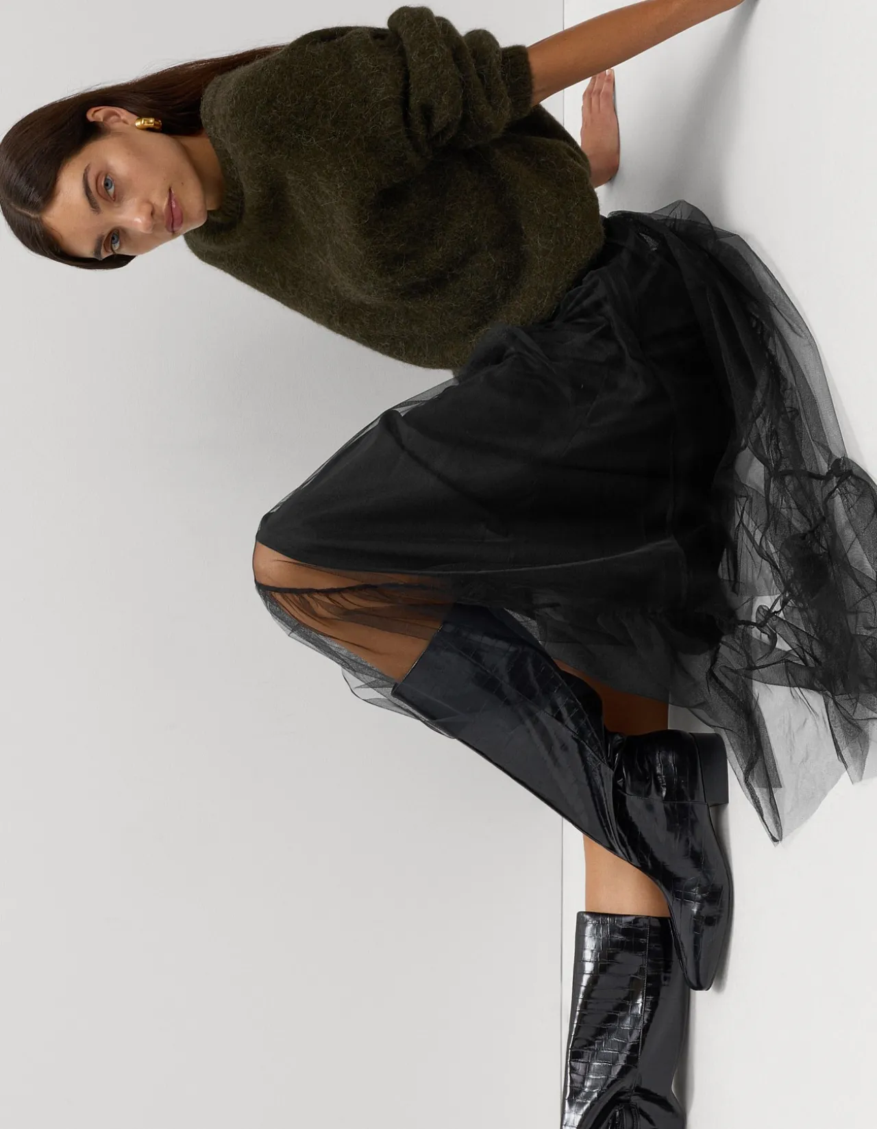 Tulle Maxi Skirt