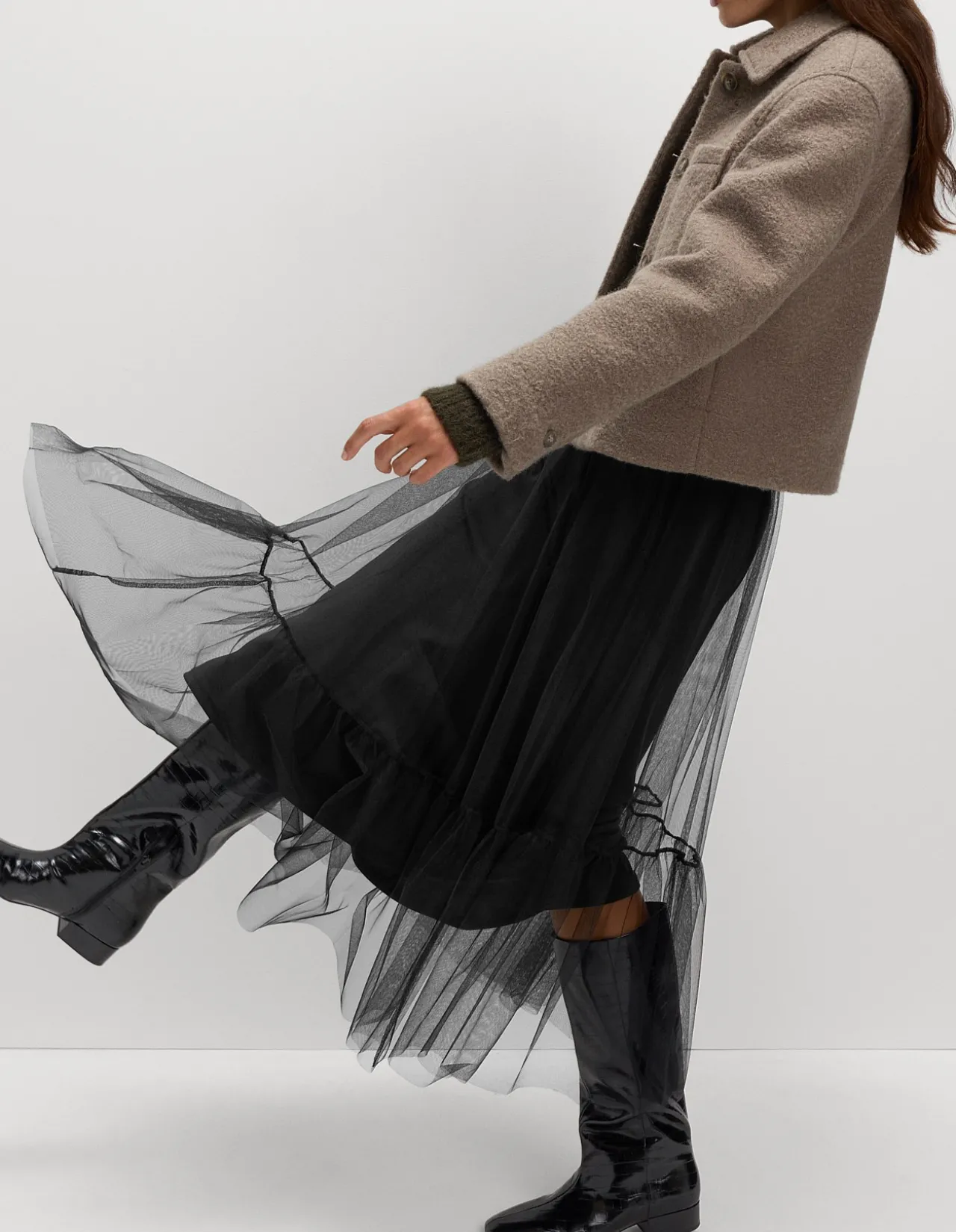 Tulle Maxi Skirt