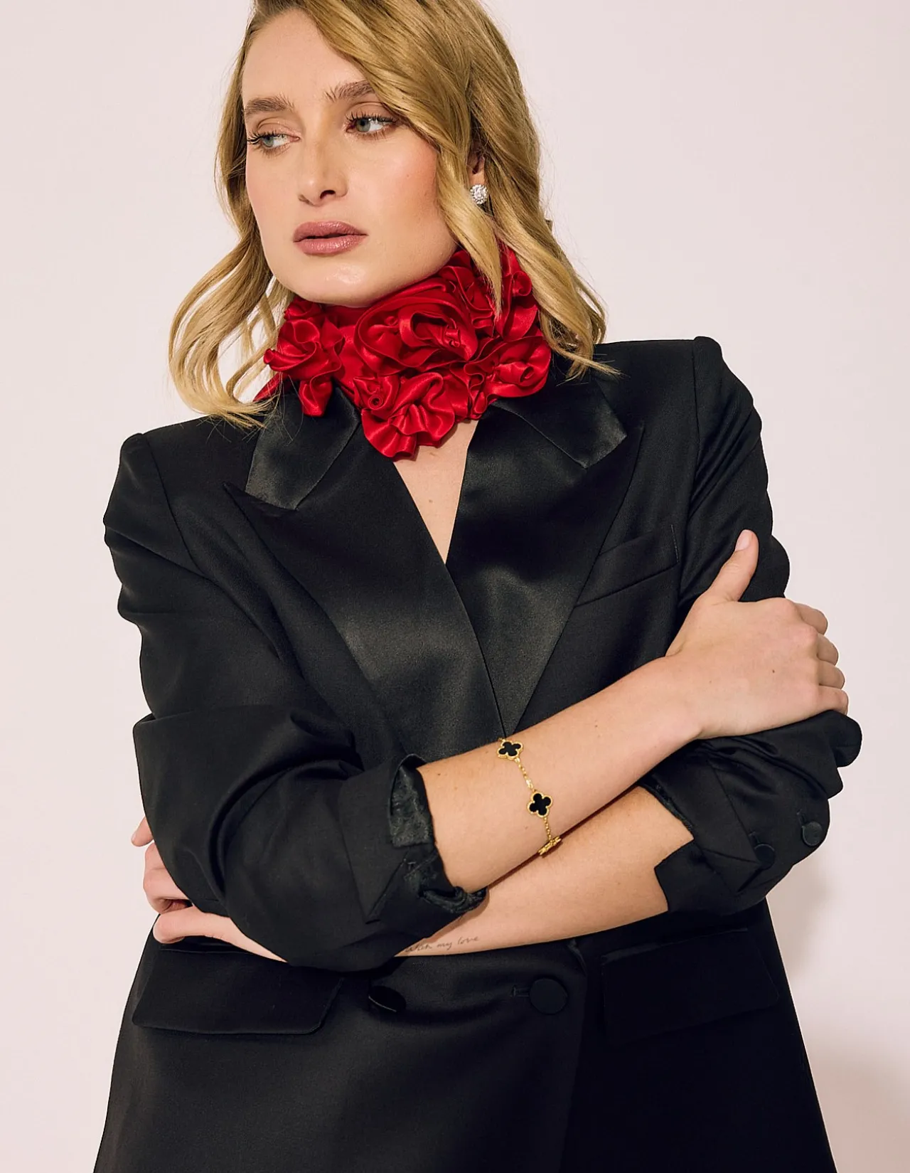 TUXEDO JACKET IN BLACK