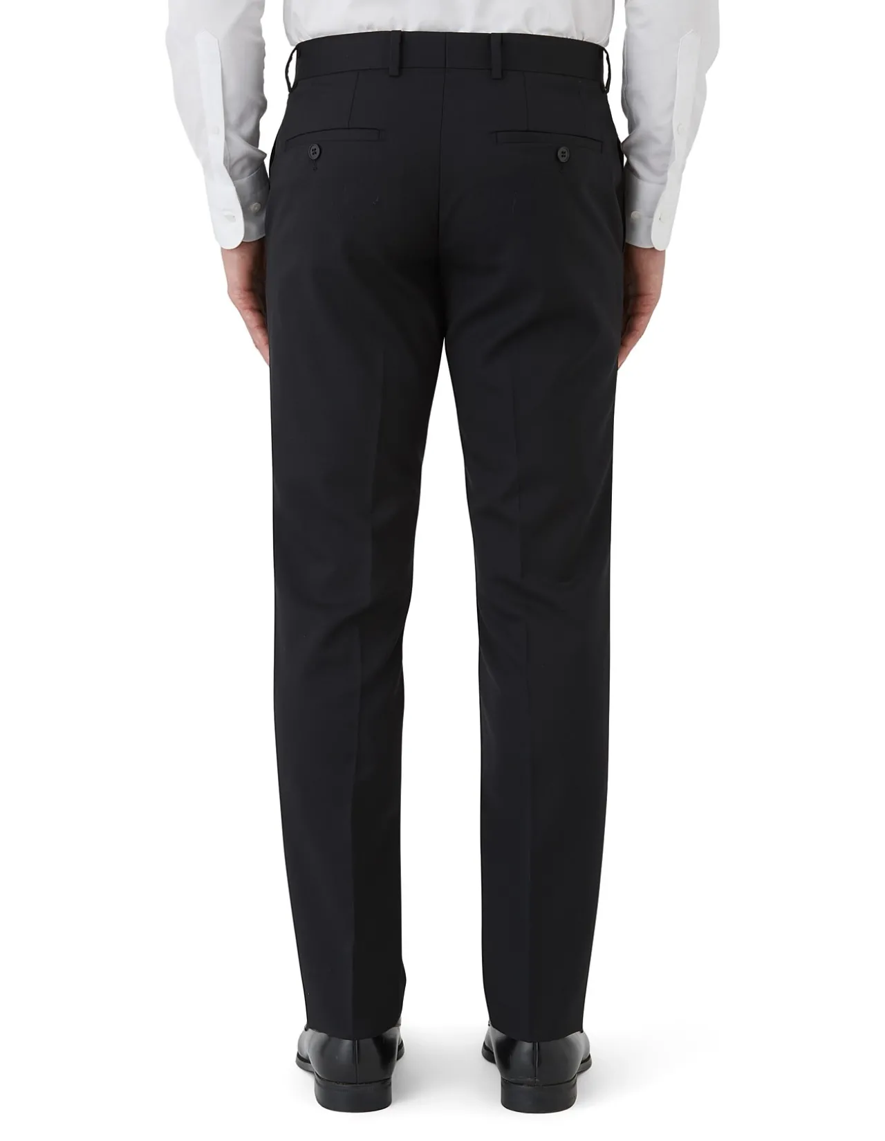 TWILL WEAVE SLIM SUIT TROUSER