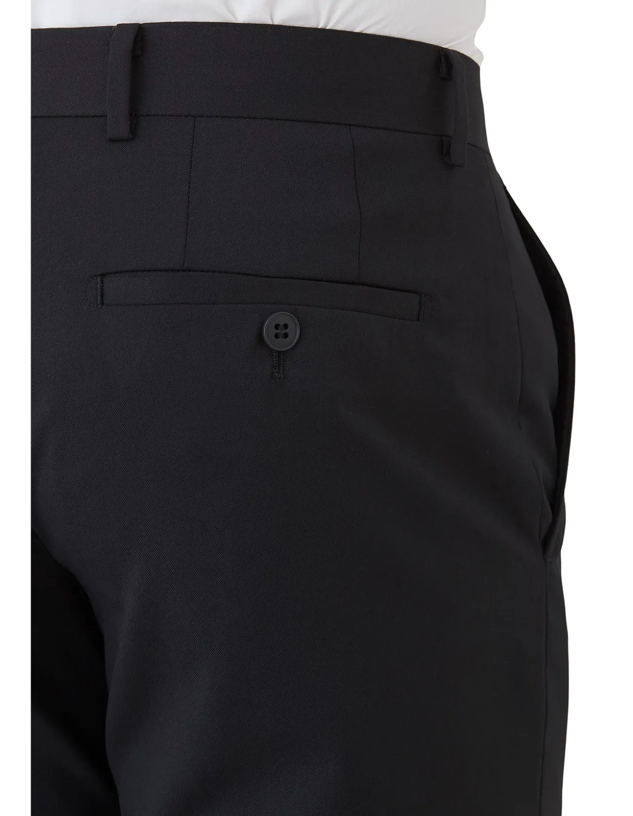 TWILL WEAVE SLIM SUIT TROUSER
