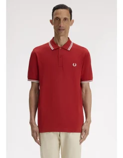 TWIN TIPPED FRED PERRY POLO
