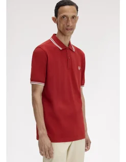 TWIN TIPPED FRED PERRY POLO