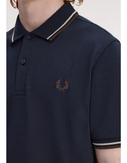 TWIN TIPPED FRED PERRY POLO