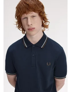 TWIN TIPPED FRED PERRY POLO