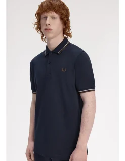 TWIN TIPPED FRED PERRY POLO
