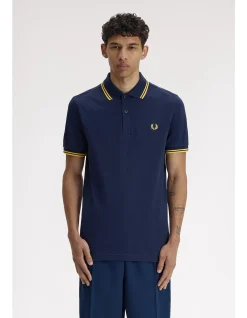 TWIN TIPPED FRED PERRY POLO