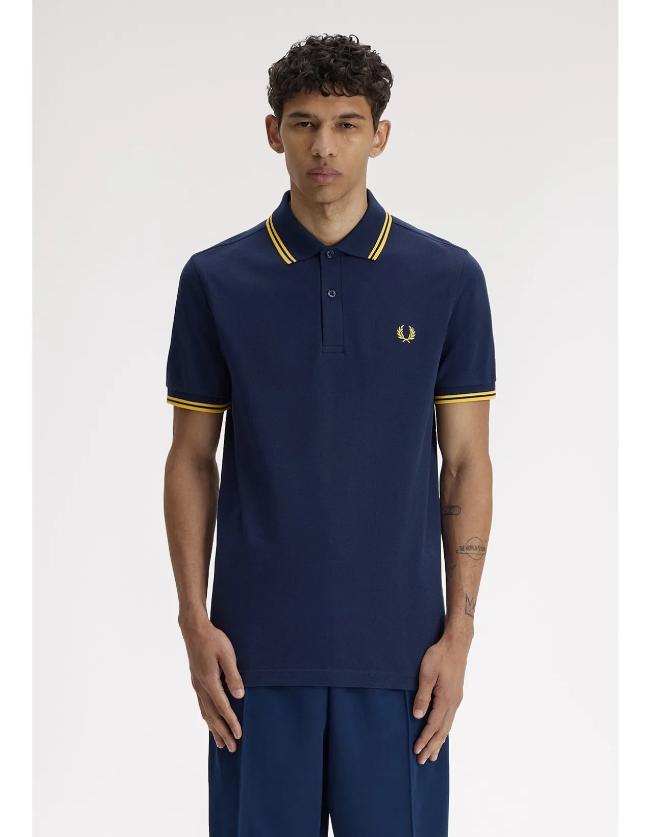 TWIN TIPPED FRED PERRY POLO