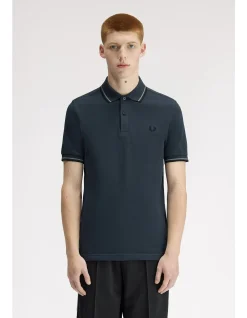 TWIN TIPPED FRED PERRY POLO