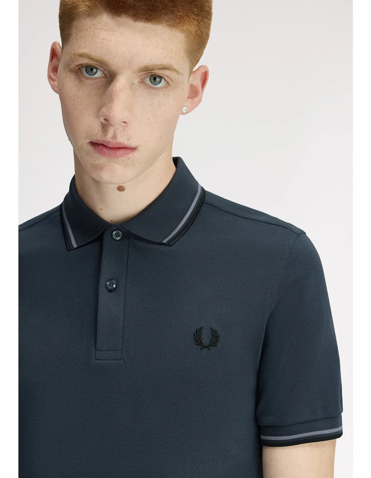 TWIN TIPPED FRED PERRY POLO