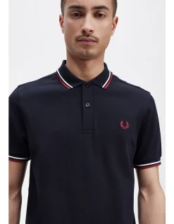 TWIN TIPPED FRED PERRY SHIRT