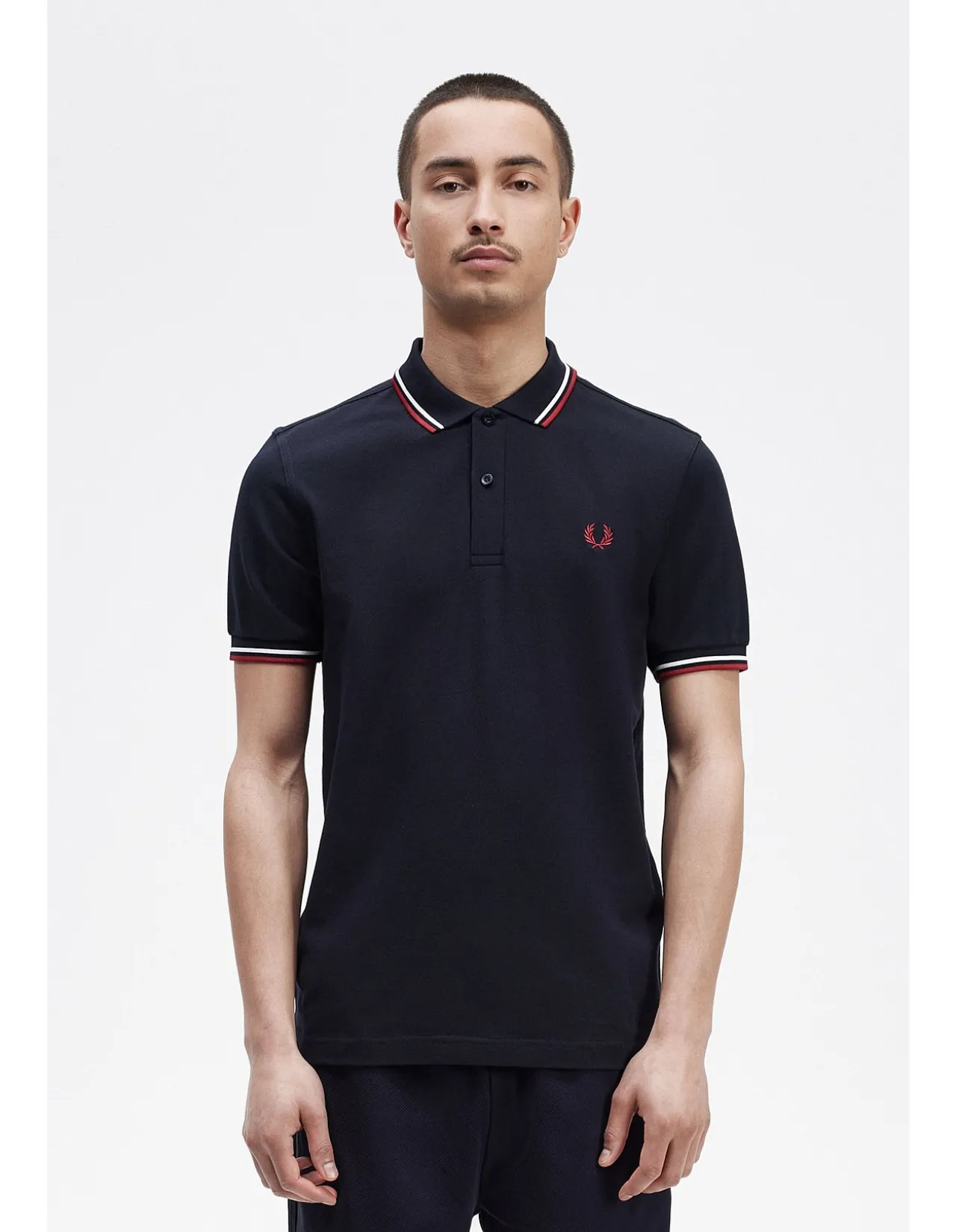 TWIN TIPPED FRED PERRY SHIRT