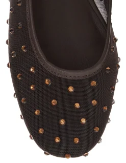 TWIRL LEATHER BALLETS