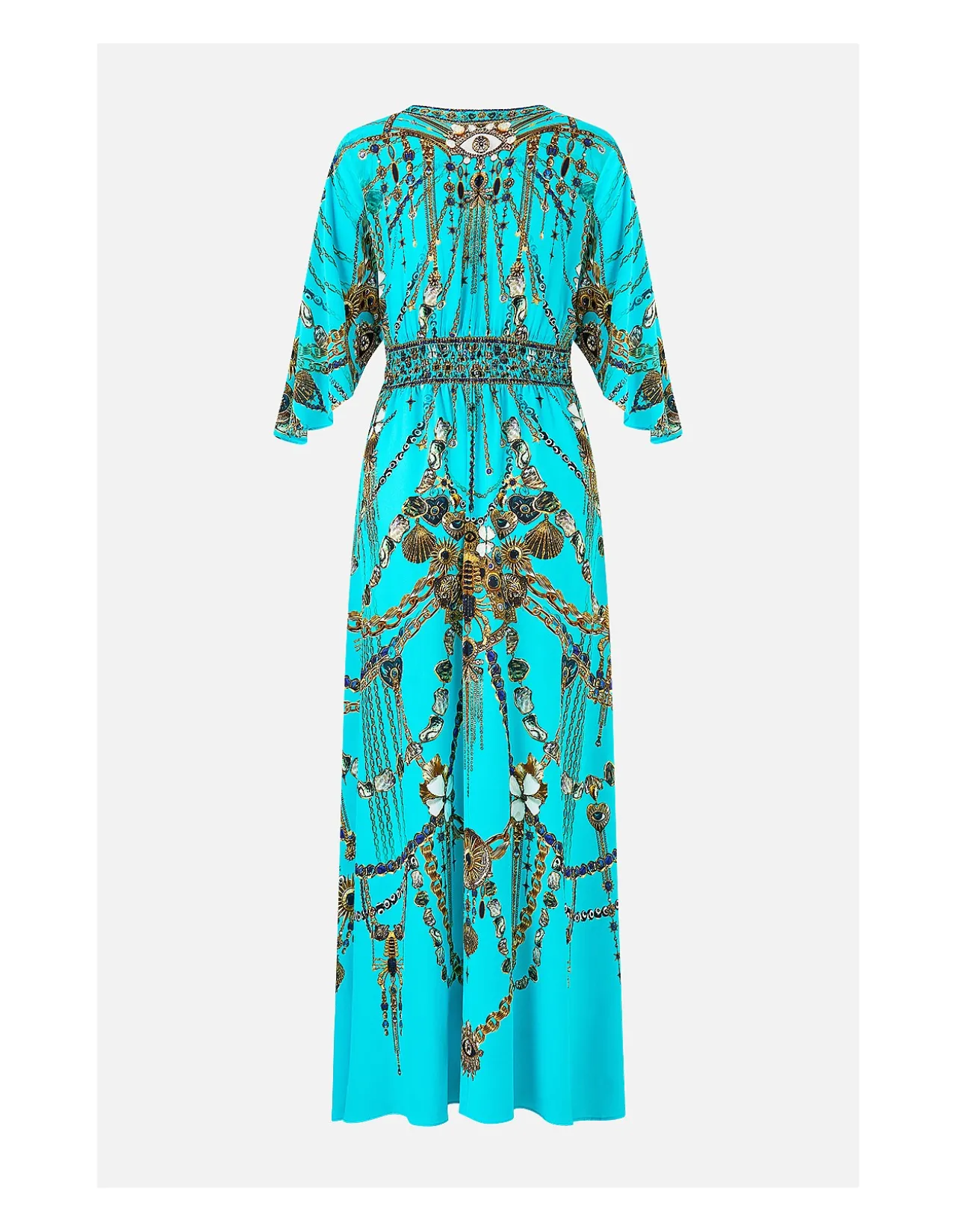 TWIST FRONT WAISTED DRESS