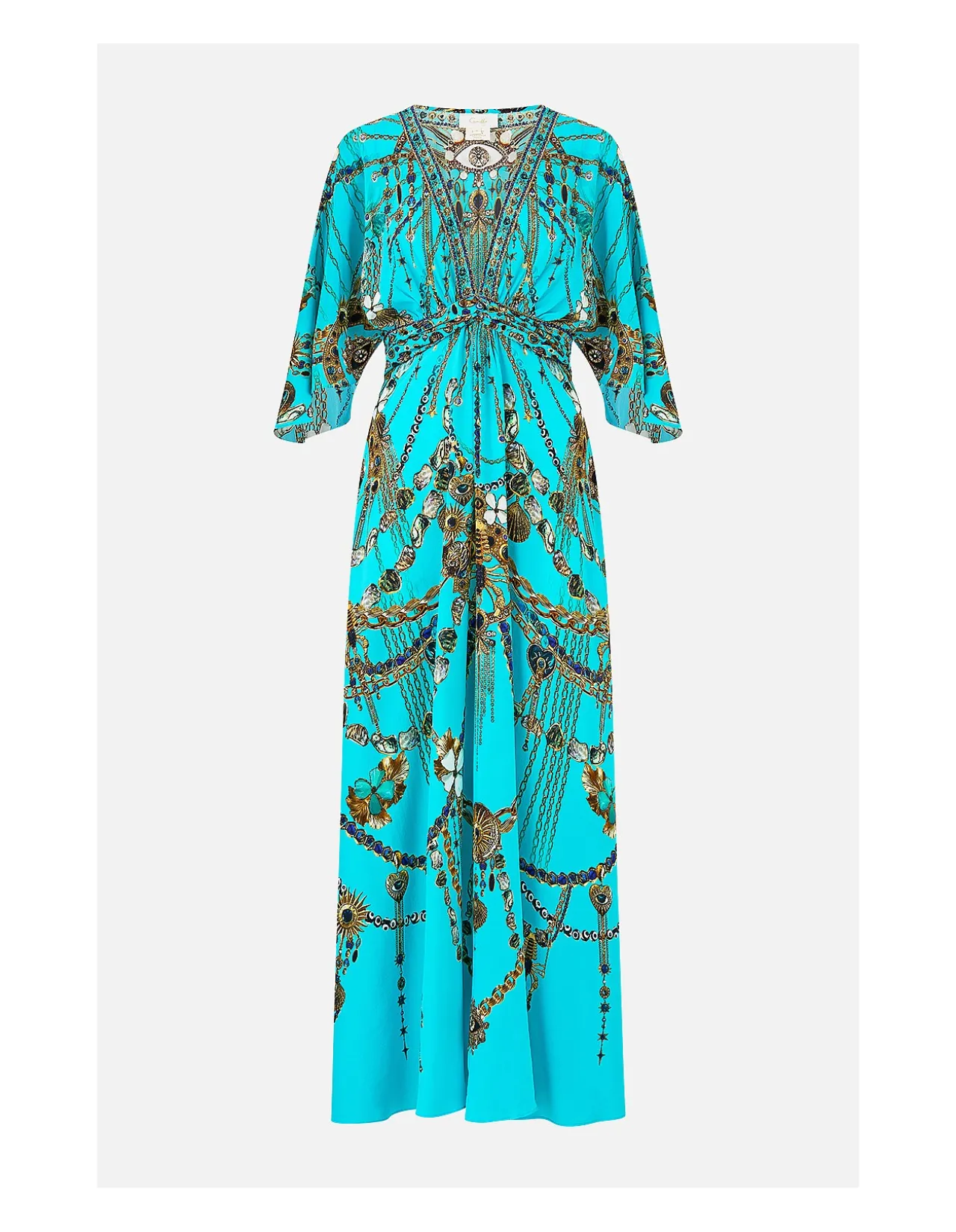 TWIST FRONT WAISTED DRESS