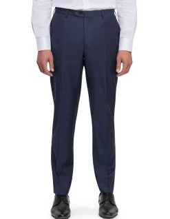 TWO BUTTION OVERCHECKED TWILL WOOL SUIT SET