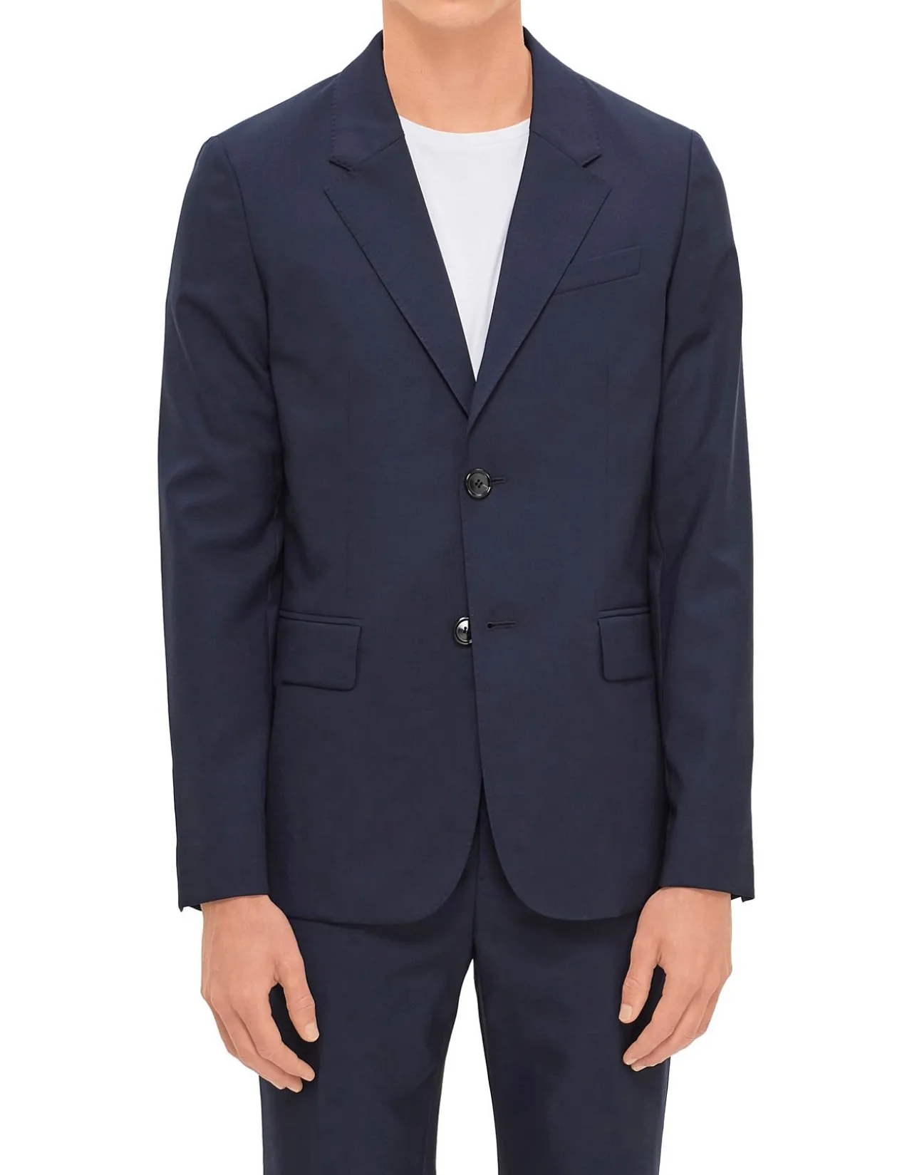 Two Buttons Jacket Classic Fit Dark Coffee