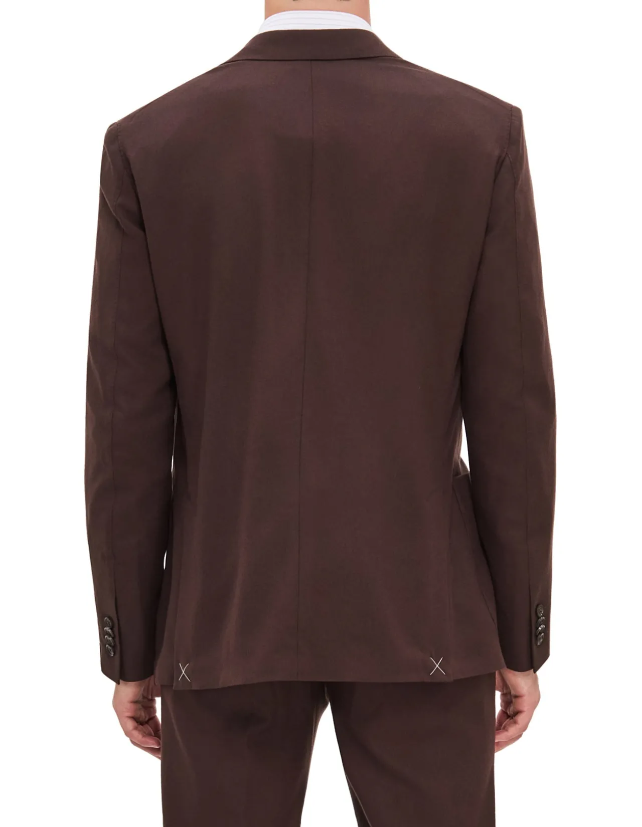 TWO BUTTION WOOL SUPER 160S FLANNEL SUIT JACKET