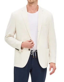 TWO BUTTON DETACHABLE WITH HOOD FULL ZIP JACKET