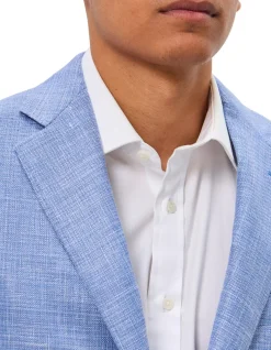 TWO BUTTON HOUNDSTOOTH CAPRI FIT WITH PATCH POCKET JACKET