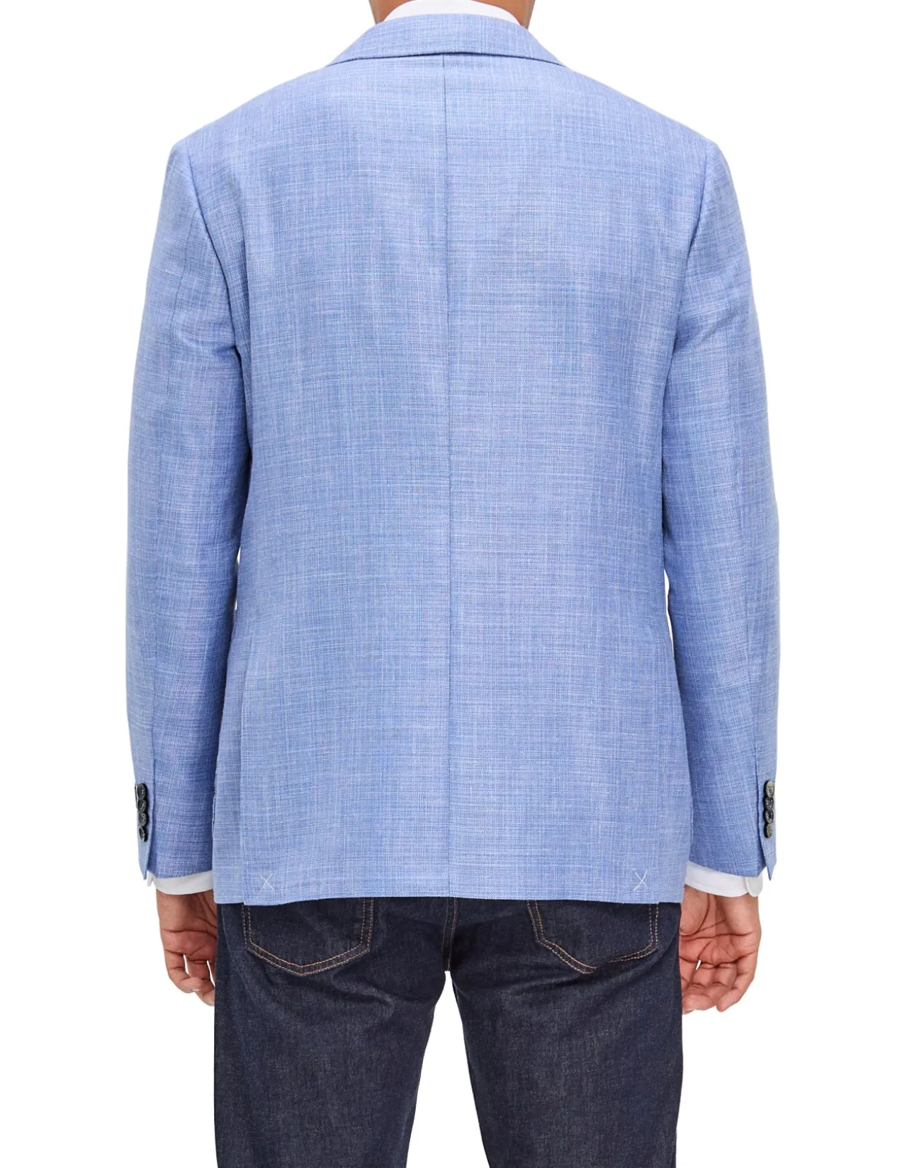 TWO BUTTON HOUNDSTOOTH CAPRI FIT WITH PATCH POCKET JACKET