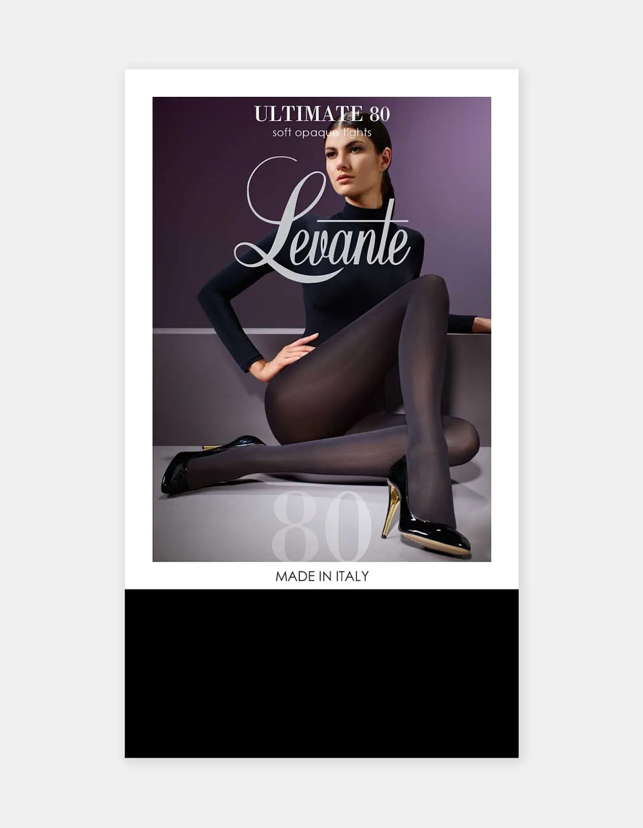 Ultimate Opaque Tight 80D Black