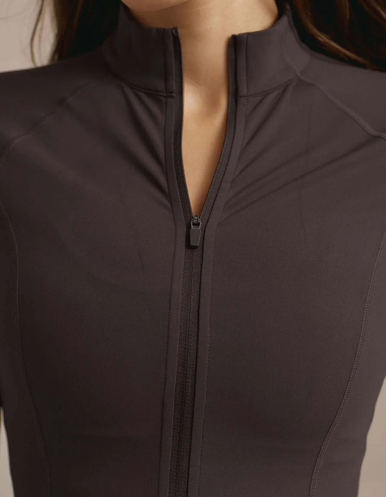 Ultimate Sculpting Long Sleeve Zip Up Top