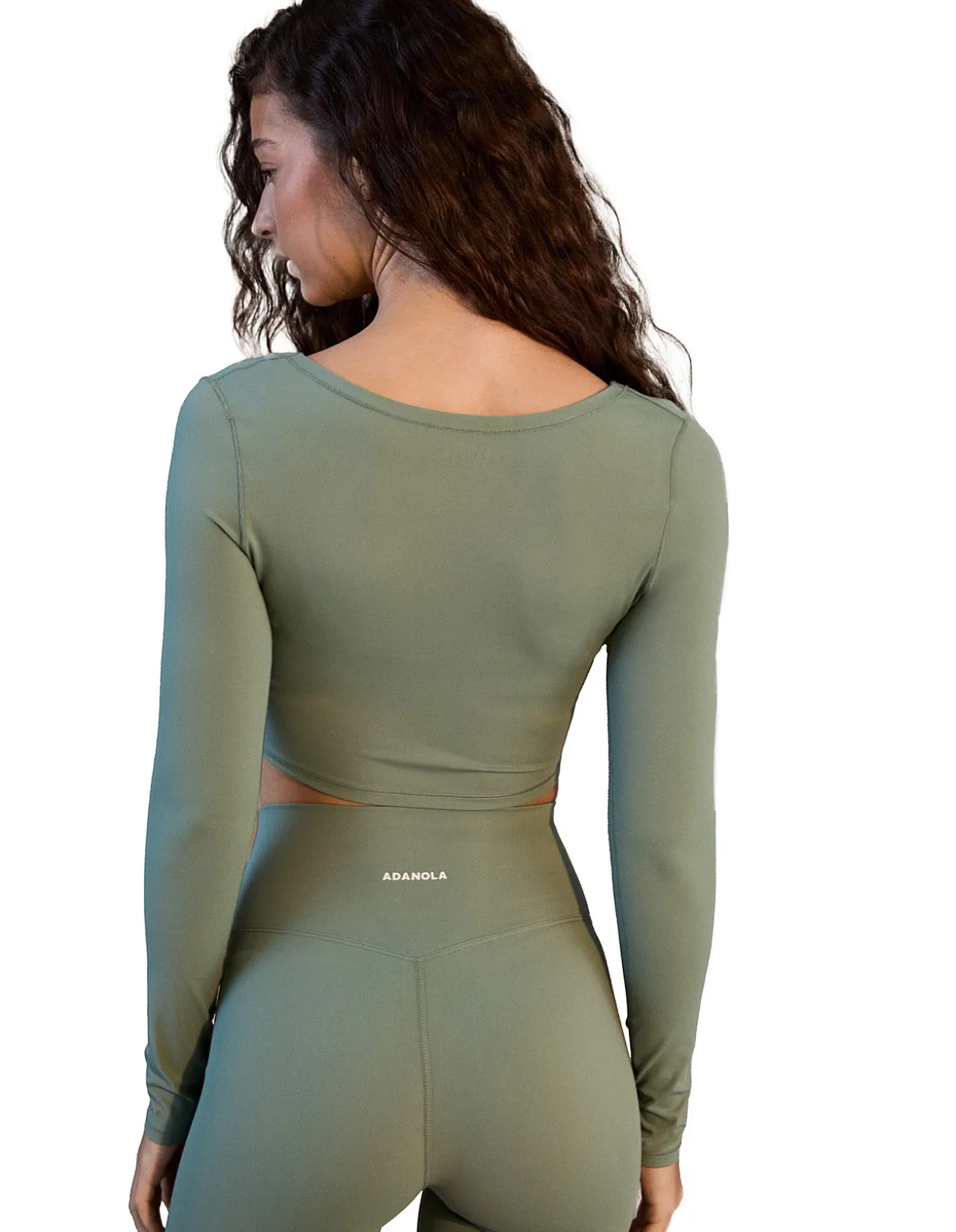 Ultimate Wrap Back Long Sleeve Crop Top