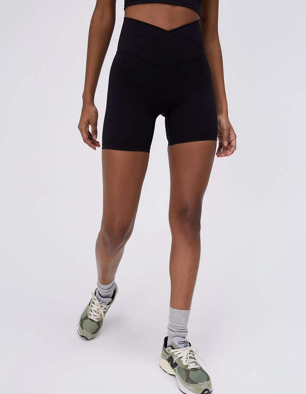 Ultimate Wrap Over High Rise Crop Shorts