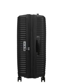 Upscape 75cm Expandable Large Suitcase Black