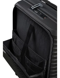 Upscape 55cm Easy Access Small Carry-On Suitcase Black