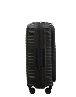 Upscape 55cm Easy Access Small Carry-On Suitcase Black