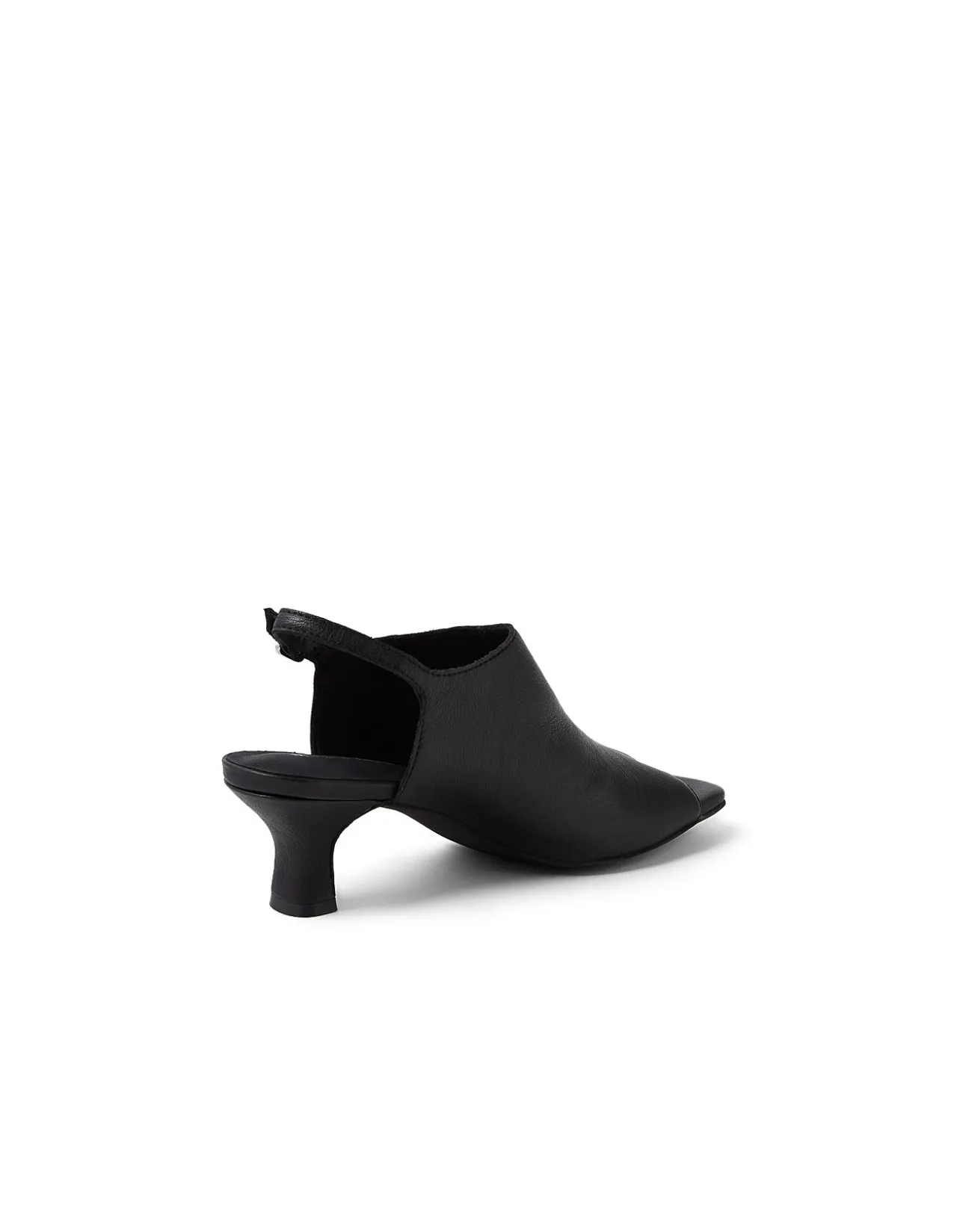 USHI DJ Peep Toe Slingback Heeled Sandals