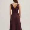 V Neck Gather Dress
