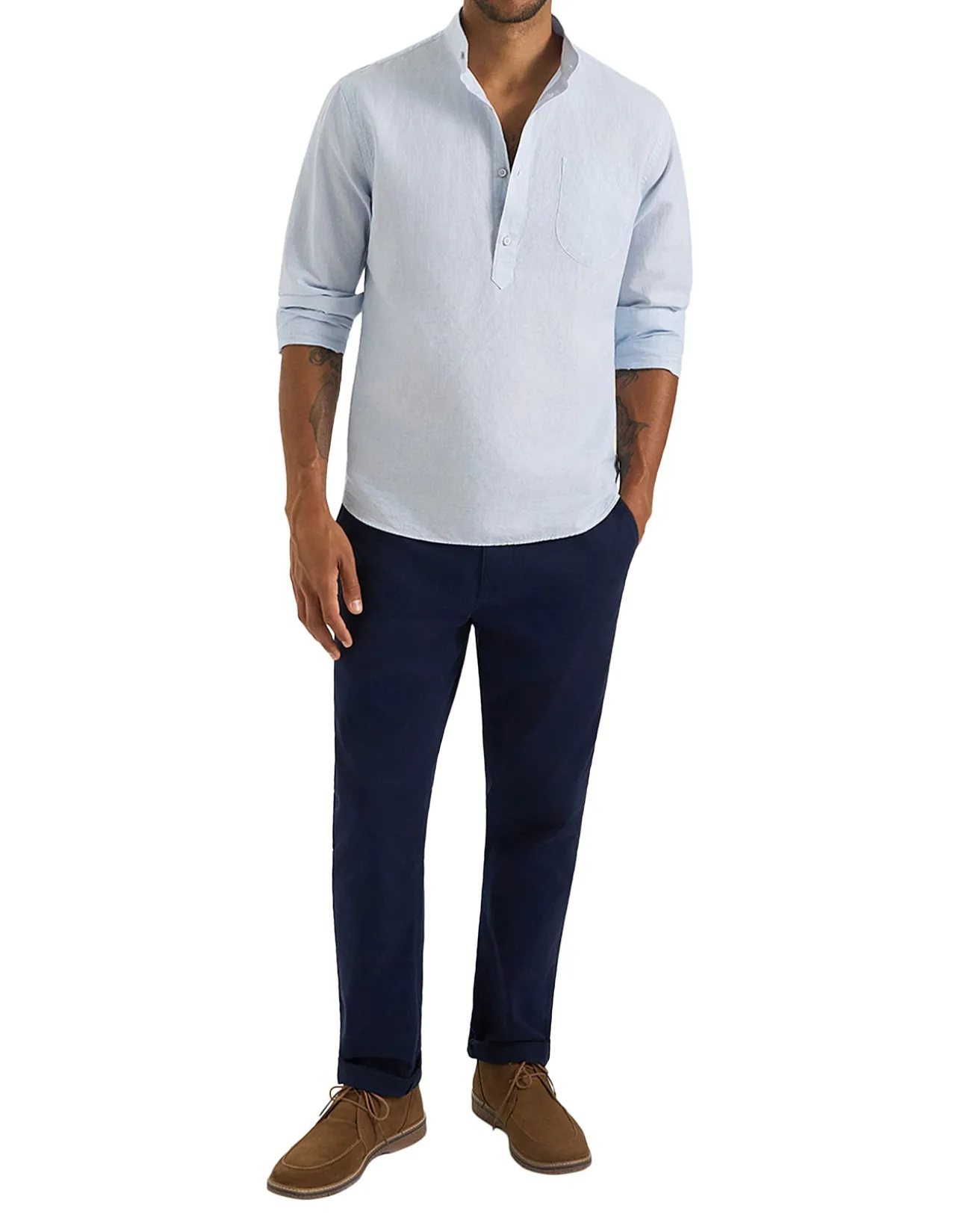 VALENCIA MICRO STRIPE SHIRT