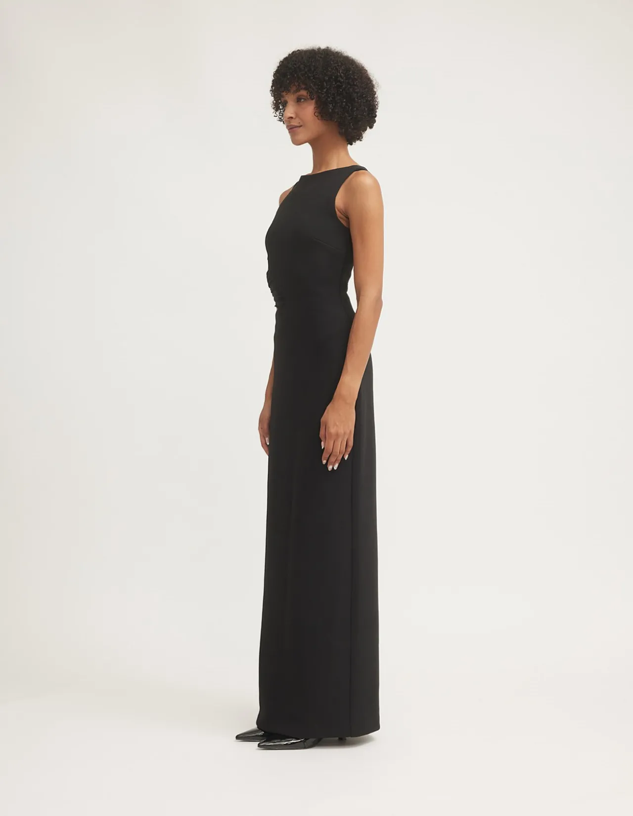 Valentina Cut Out Crepe Maxi Dress