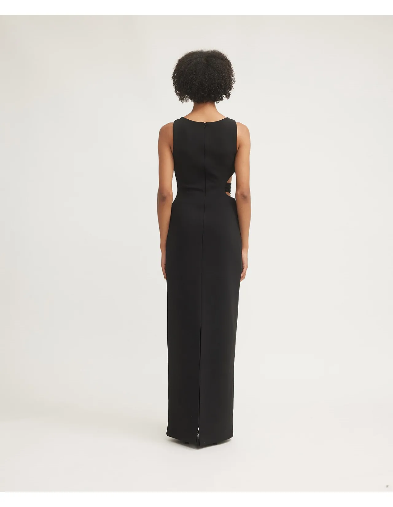 Valentina Cut Out Crepe Maxi Dress