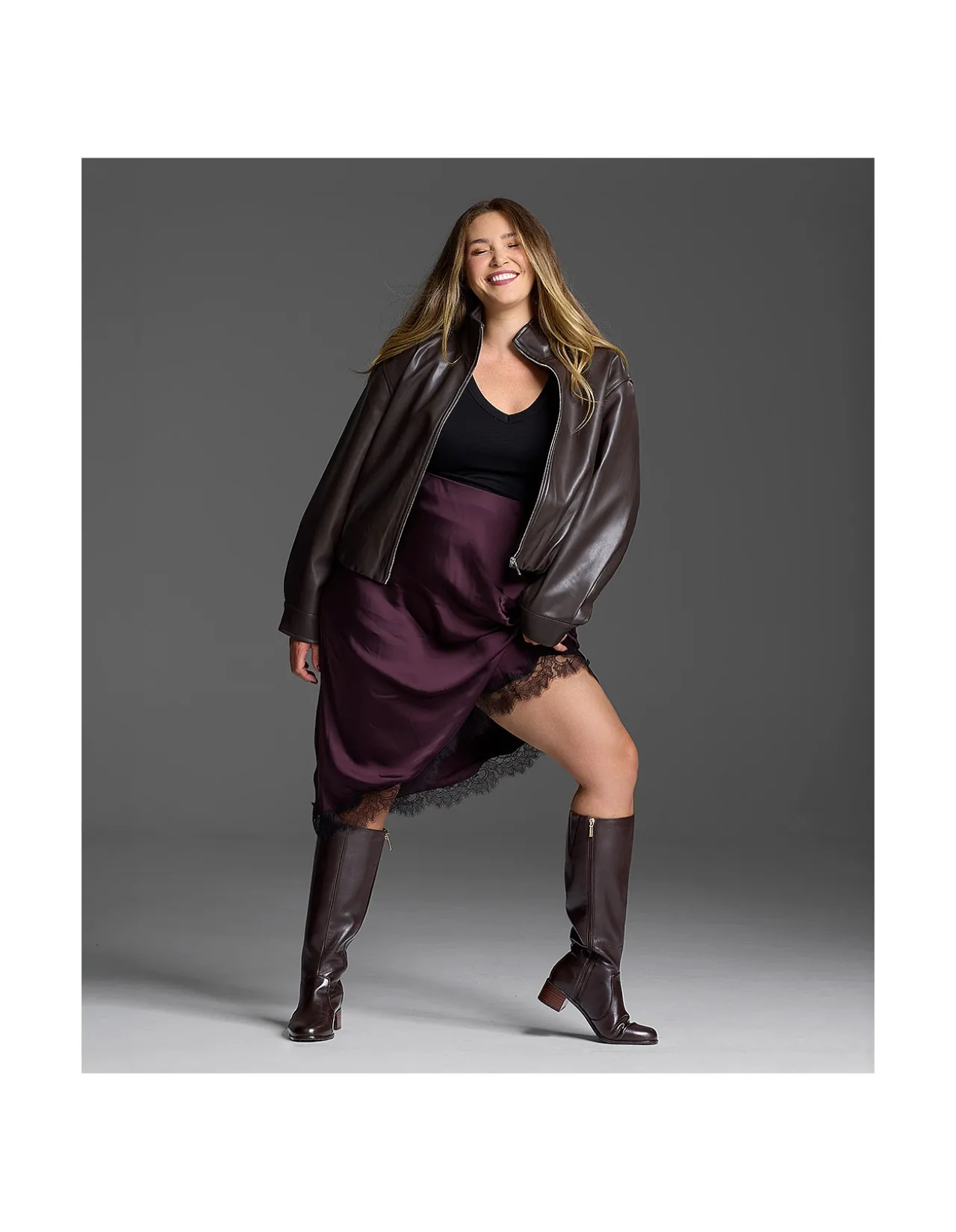 VALE40 WIDE FIT KNEE HIGH BOOT