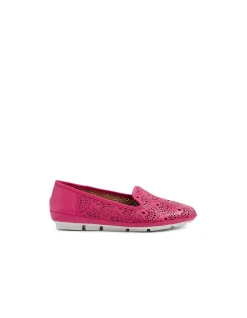 VALIENT SU FUCHSIA WHITE SOLE LEATHER