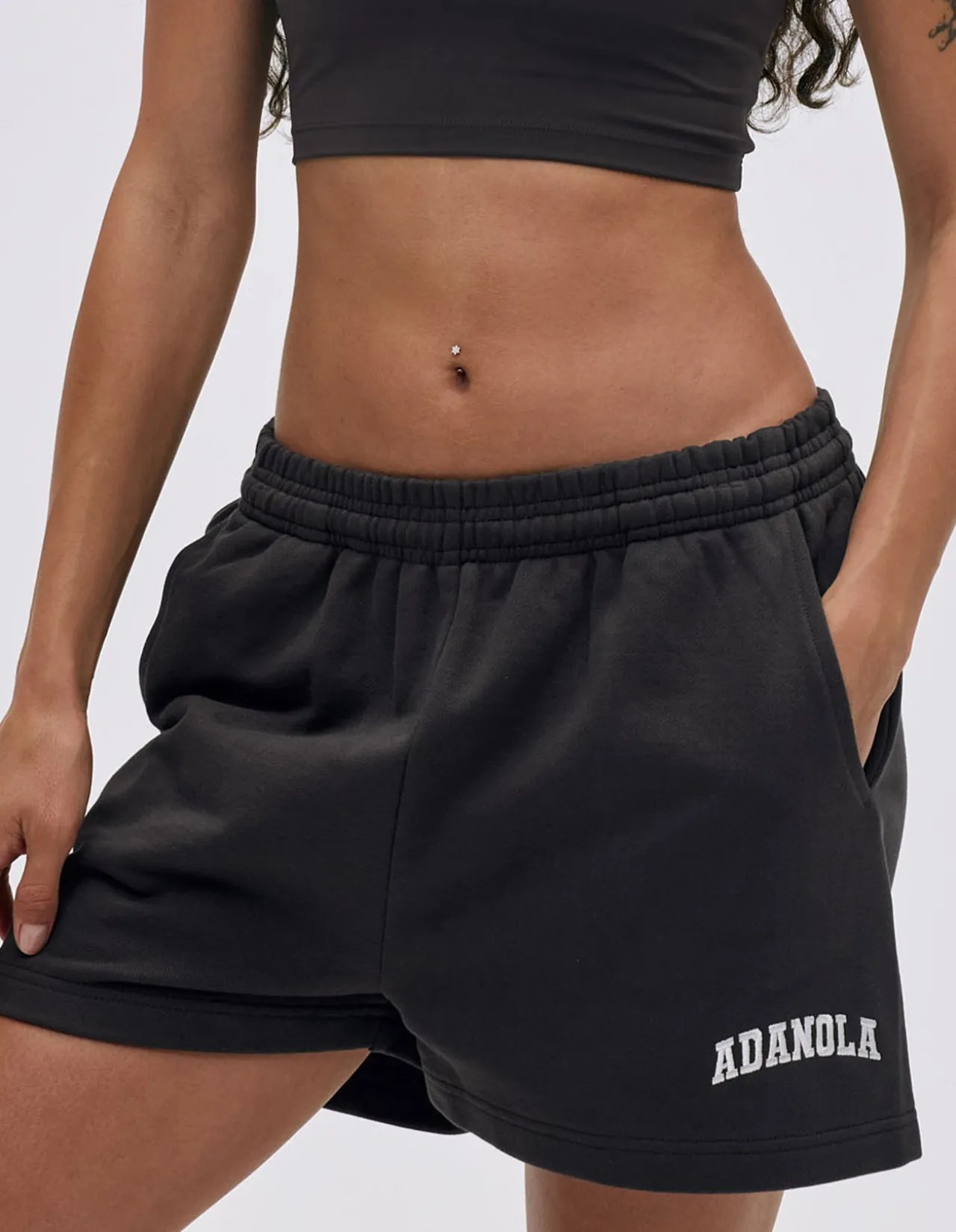 Varsity Loose Fit Fleeceback Sweat Shorts