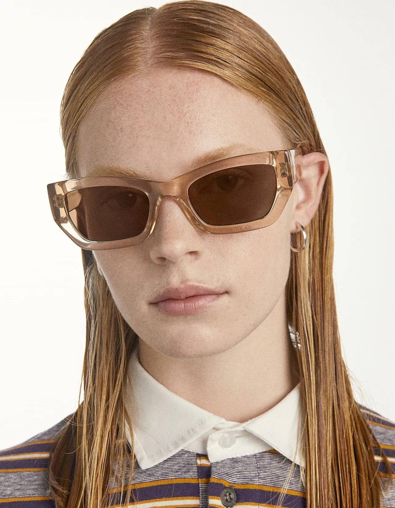 VCE CHAMPAGNE SUNGLASSES BROWN LENS
