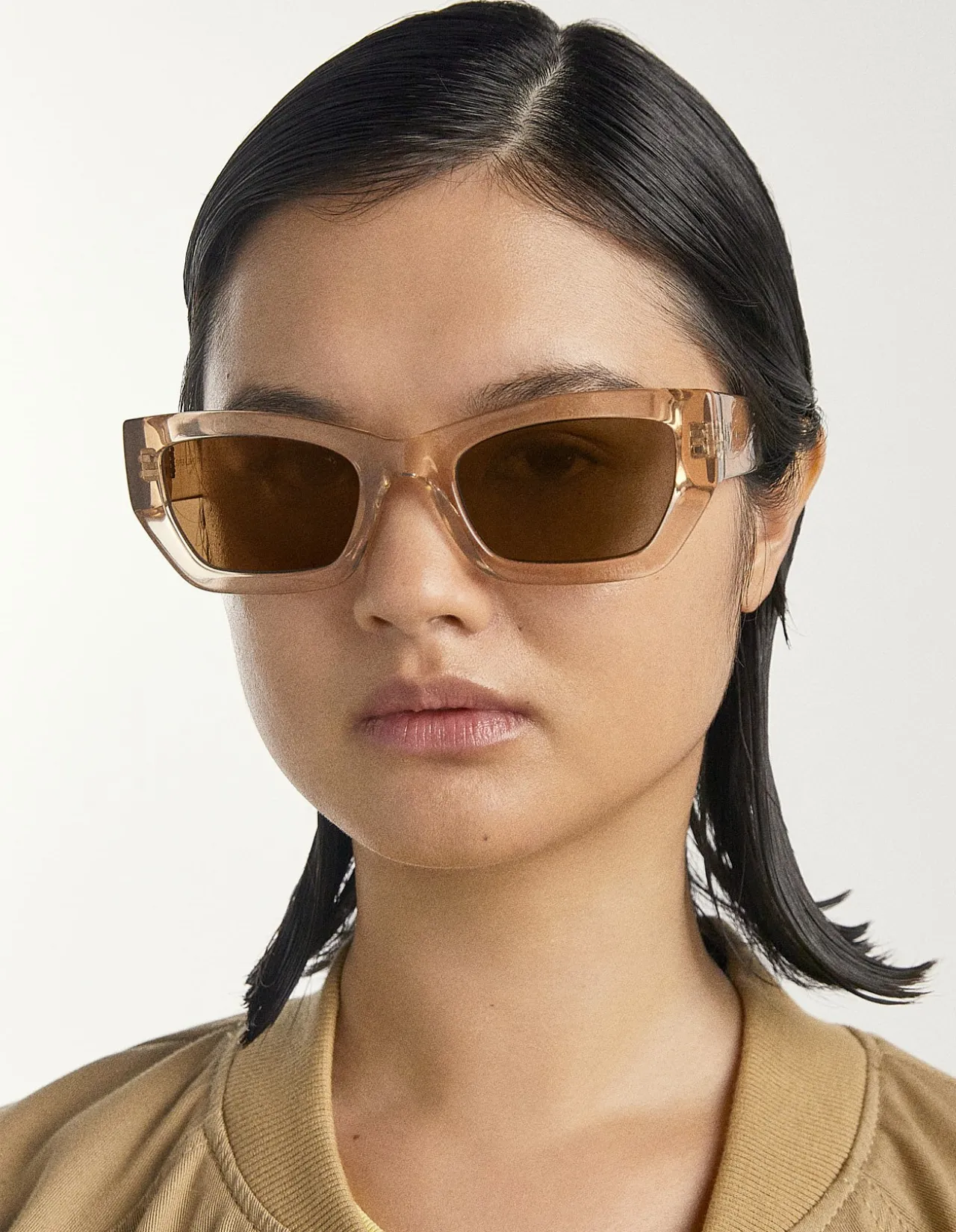 VCE CHAMPAGNE SUNGLASSES BROWN LENS