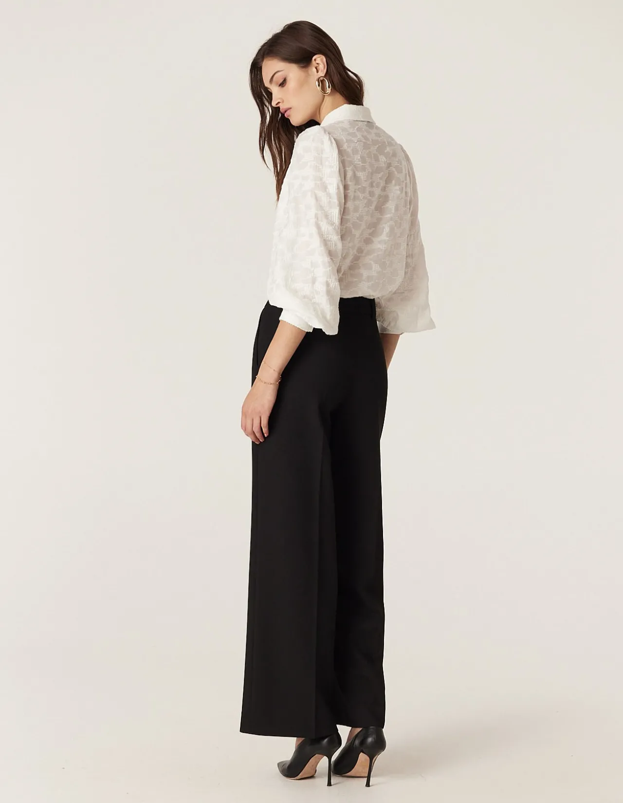 VELLA JACQUARD BLOUSE